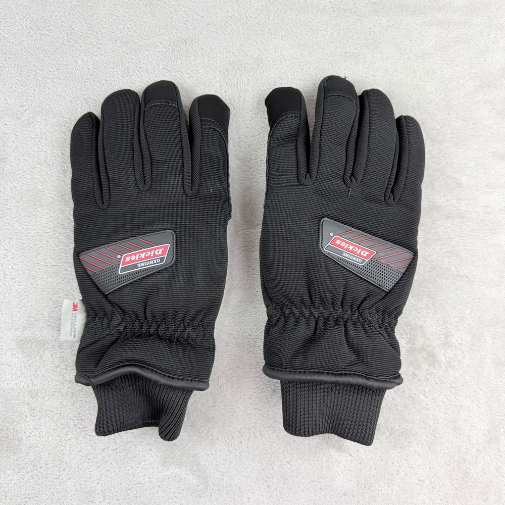 Dickies Winter Work Gloves Mens XL Black 3M Thinsulate Insulated Utility EUC